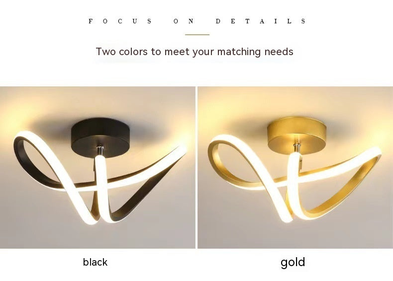 LED New Aisle Corridor Light Nordic Entrance Foyer Hallway Modern Minimalist Cloakroom Balcony Ceiling