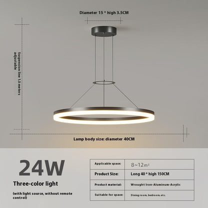 Creative Commercial Round Restaurant Chandelier