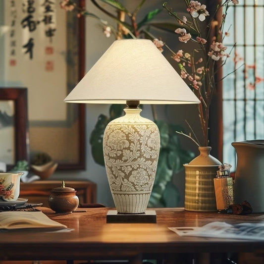 New Chinese Style Study Room Decoration Table Lamp