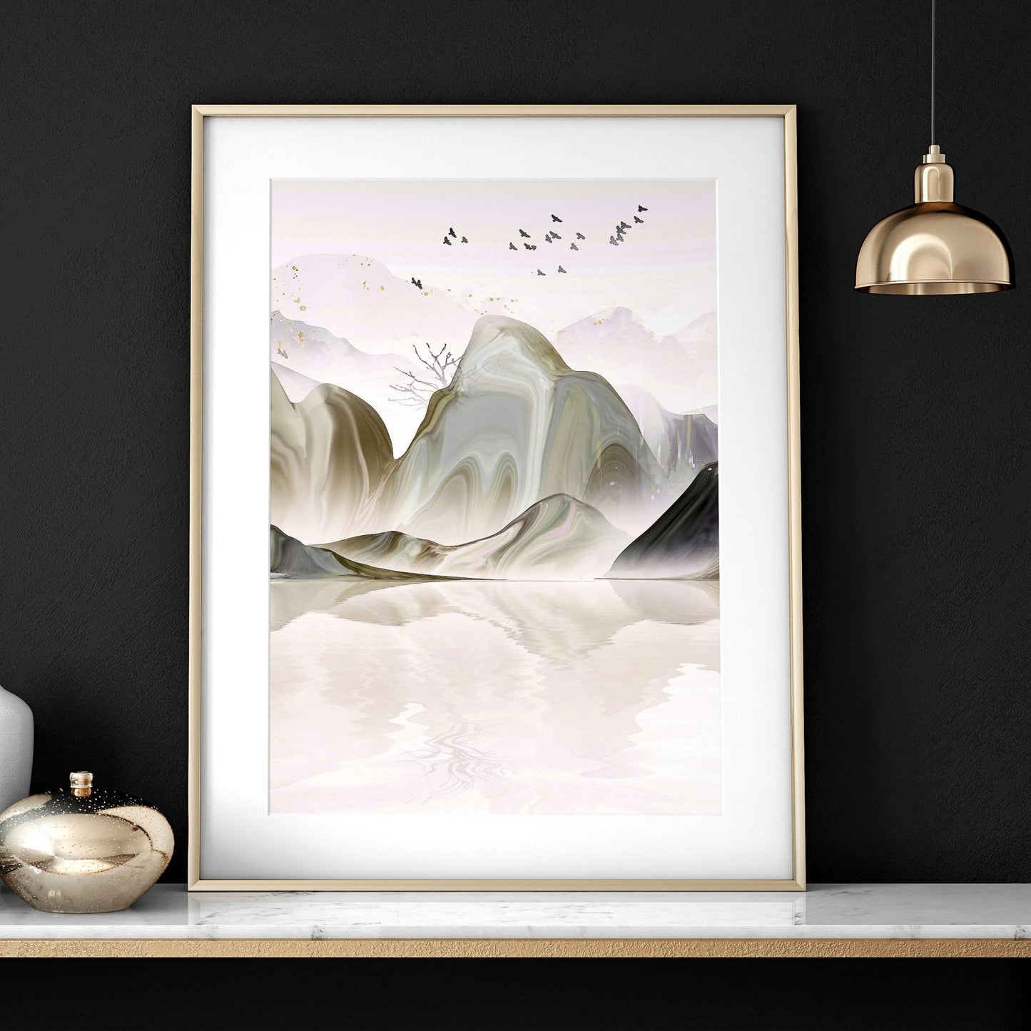 Art for the office wall | set of 3 framed wall art prints