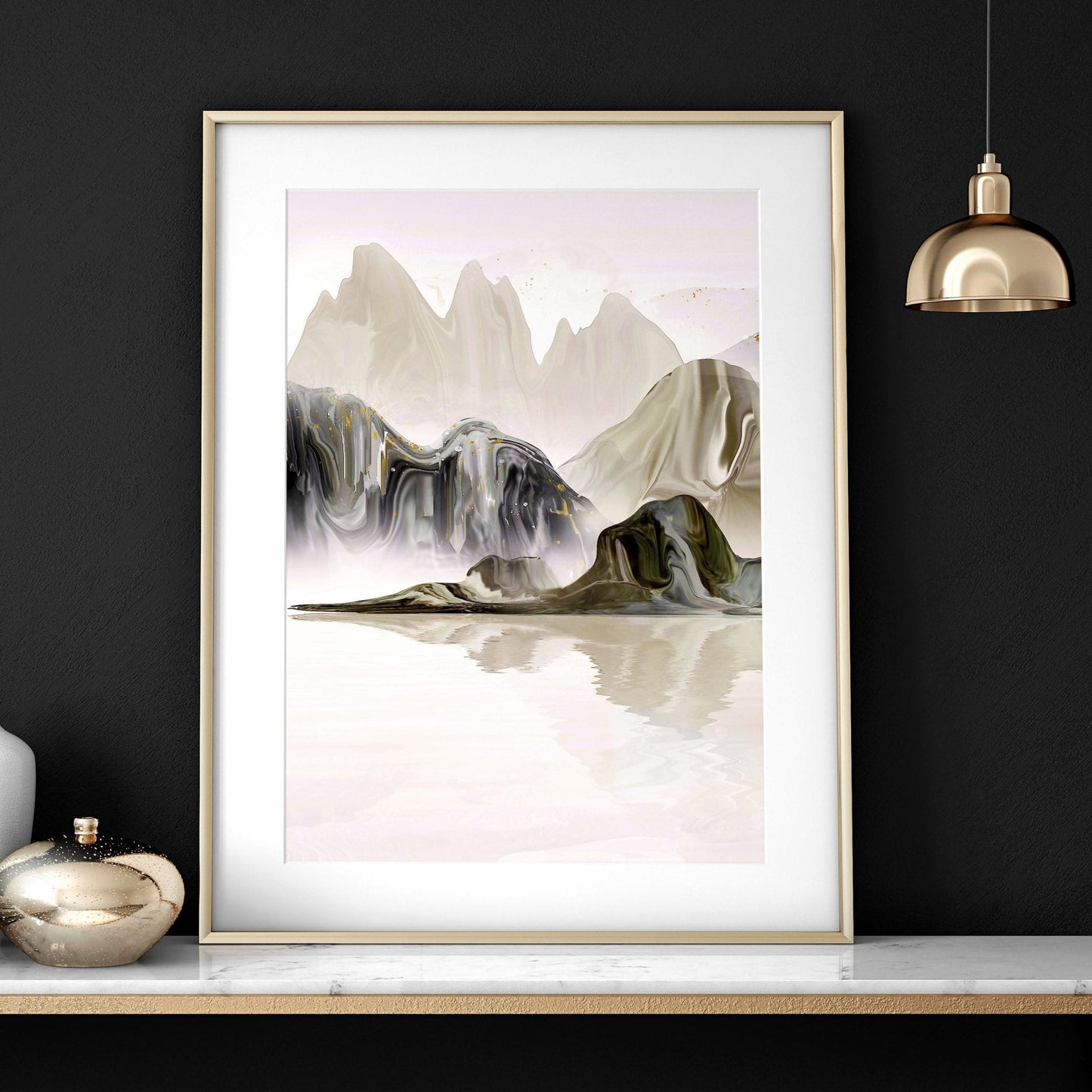 Art for the office wall | set of 3 framed wall art prints