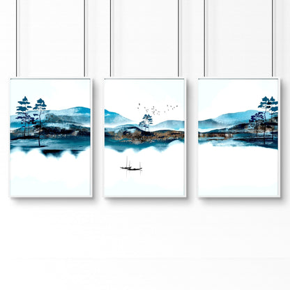 Art wall office | set of 3 framed wall art