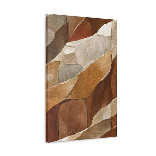 Canvas Wall Art Decor - Abstract Stone Print