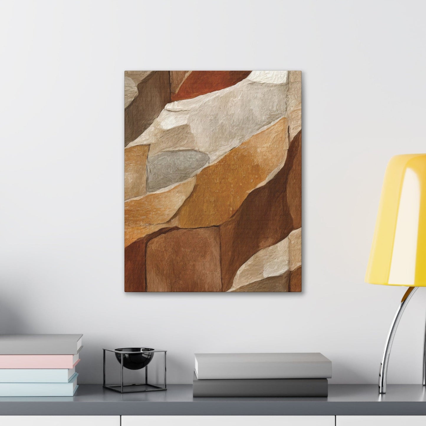 Canvas Wall Art Decor - Abstract Stone Print