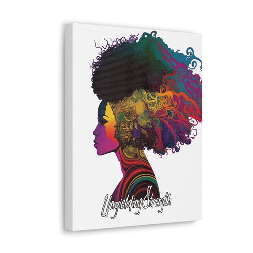 Canvas Wall Art Decor - Female Warrior Clipart Bold Essence