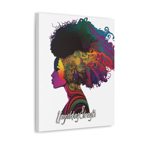 Canvas Wall Art Decor - Female Warrior Clipart Bold Essence