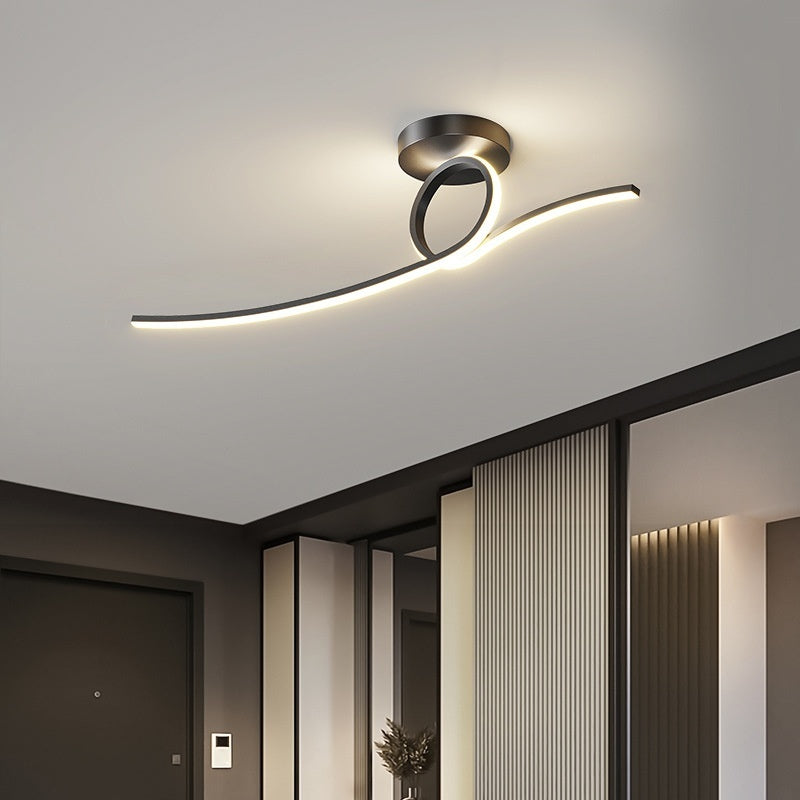 Aisle Corridor Simple Modern Entrance Foyer Hallway Balcony Cloakroom Ceiling Strip Ceiling Lamp