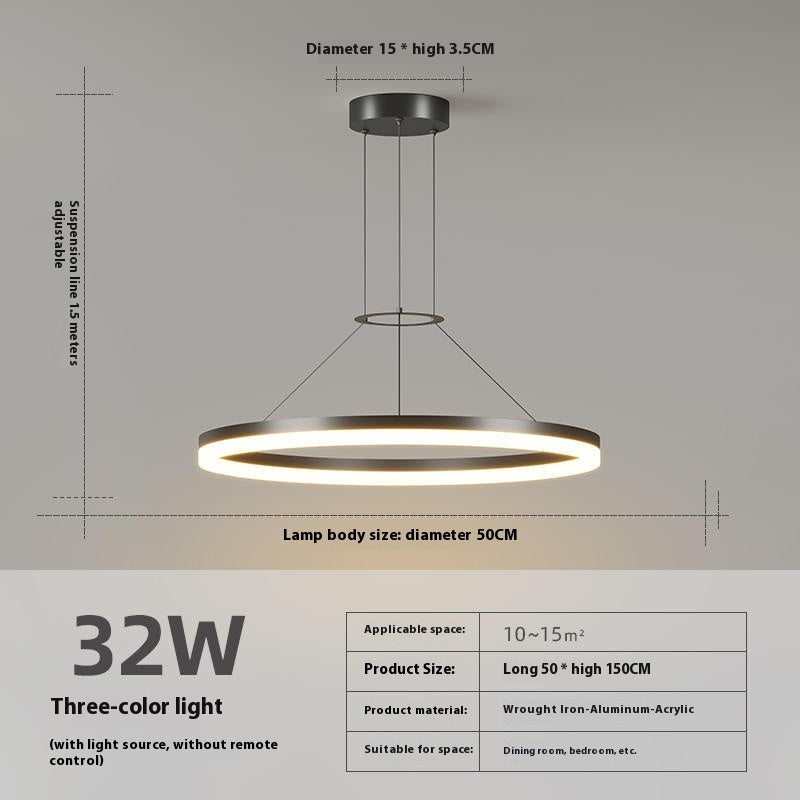 Creative Commercial Round Restaurant Chandelier