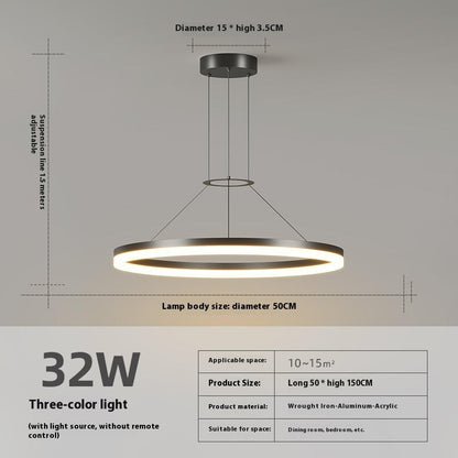 Creative Commercial Round Restaurant Chandelier