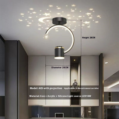 Starry Sky Aisle Corridor Hallway Light Modern Minimalist