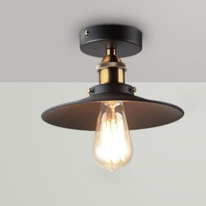 Iron Ceiling Lamp Bedroom Corridor Single-head Droplight