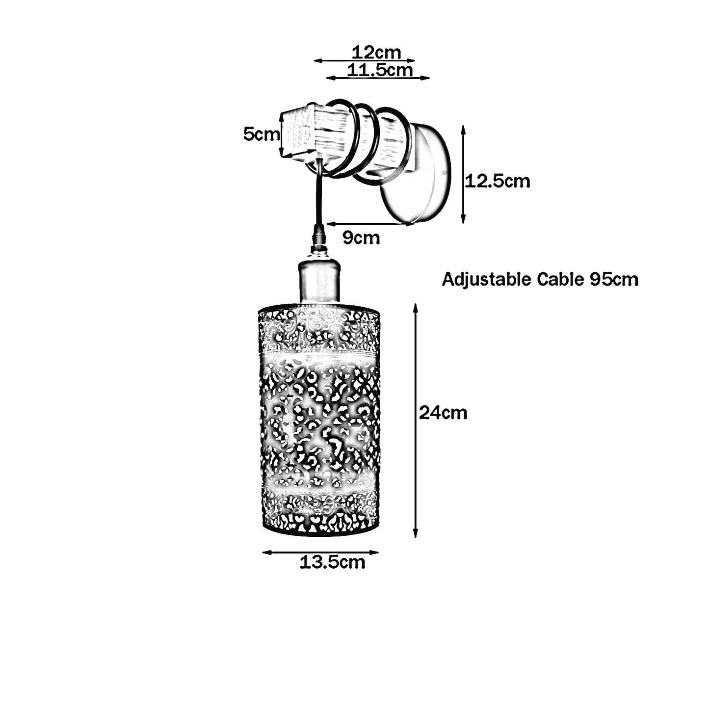Wall Sconce Down Indoor Wooden Wall Lights Night Lamp for Living Room