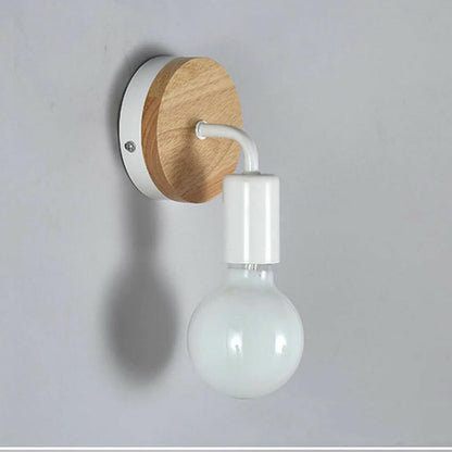 Retro Wood Wall Sconce Light~1415