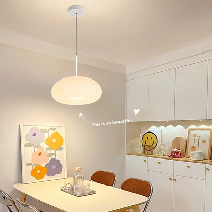 Full Spectrum Bedroom Light Nordic Minimalist Modern Cream Storm Lantern