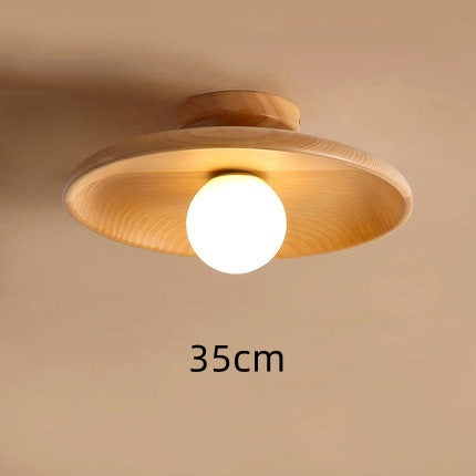 Aisle Ceiling Lamp Solid Wood Modern Minimalist Lamps