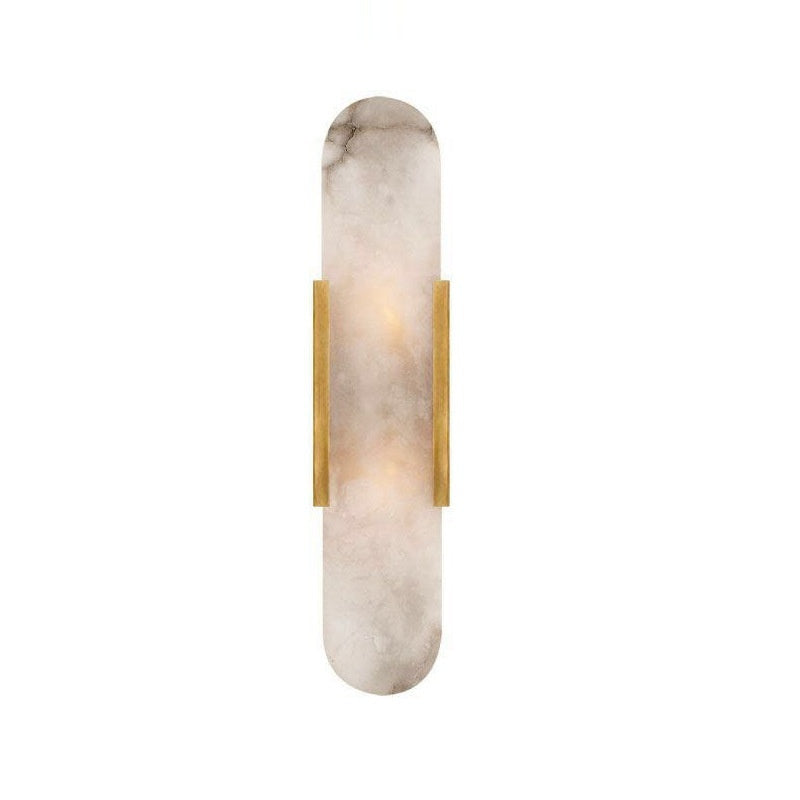 Modern Marble Wall Sconce Black Gold