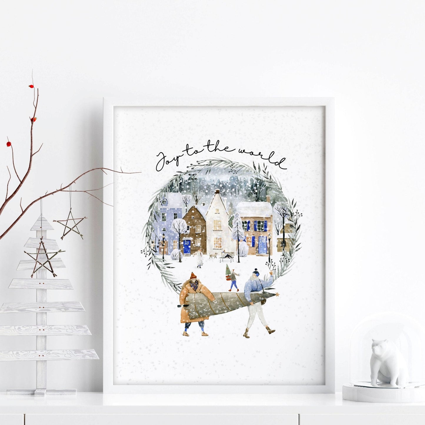 Wall decor for christmas | wall art print