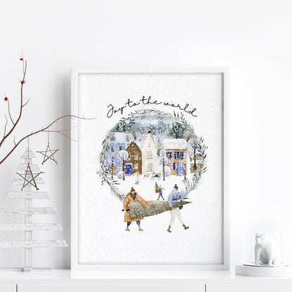 Wall decor for christmas | wall art print