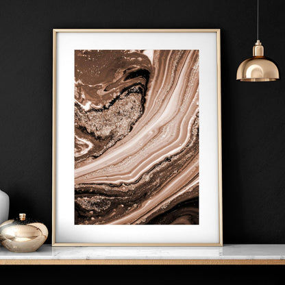 Copper Wall art | set of 3 framed wall art prints
