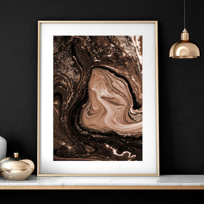 Copper Wall art | set of 3 framed wall art prints