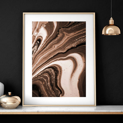 Copper Wall art | set of 3 framed wall art prints