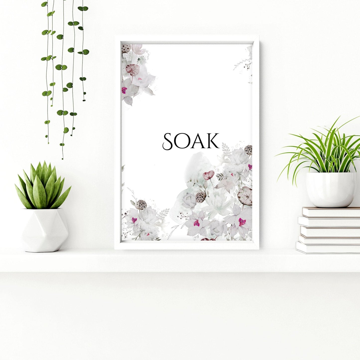 Wall prints for bathroom | Set of 3 wall art