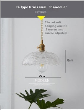 Chandelier Personality Creative Brass Single Head