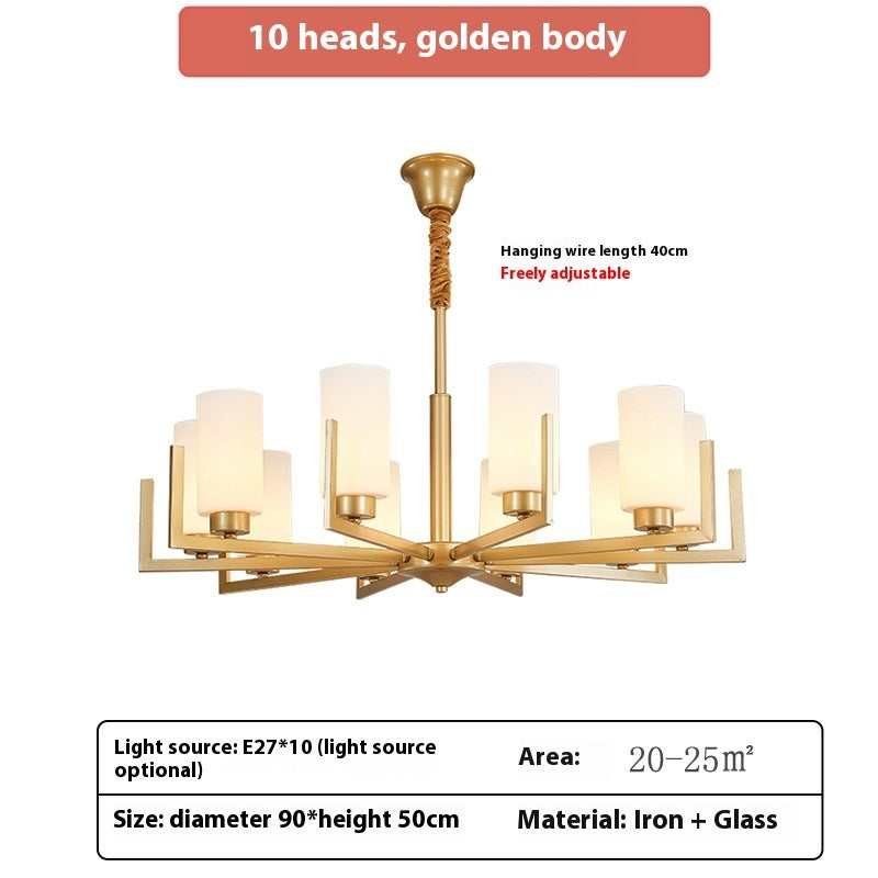 New Chinese-style Chandelier Modern Minimalist Living Room