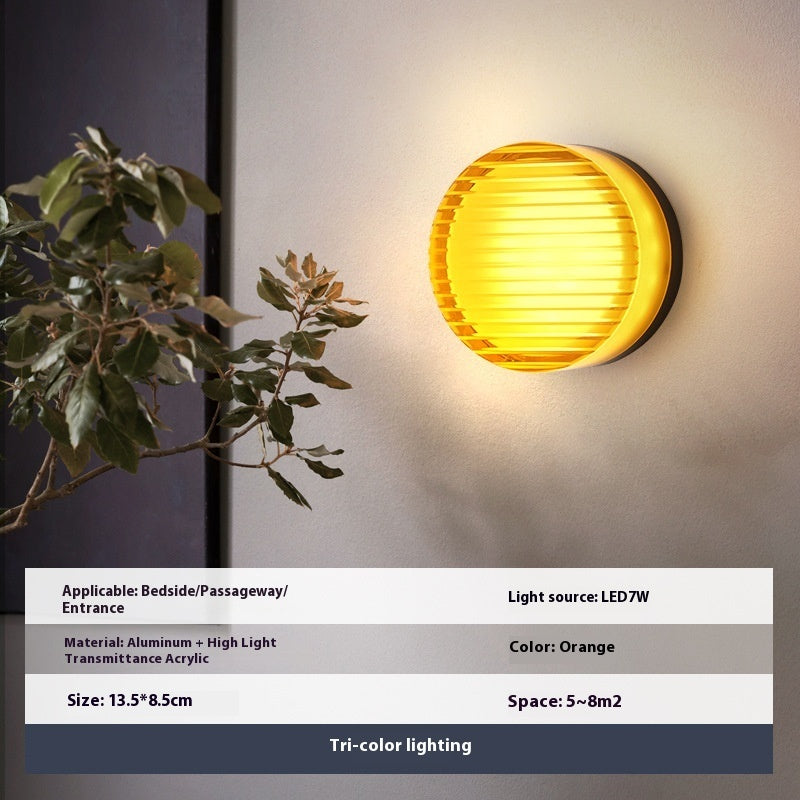 Water Ripple Acrylic Wall Lamp for Living Room