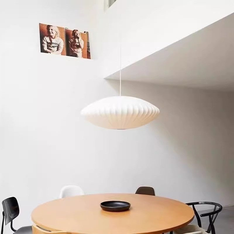 Nordic Silk-like Hanging Restaurant Silent Cage Flat Bedroom Lamps