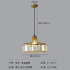 Crystal Sun Modern Pendant Light
