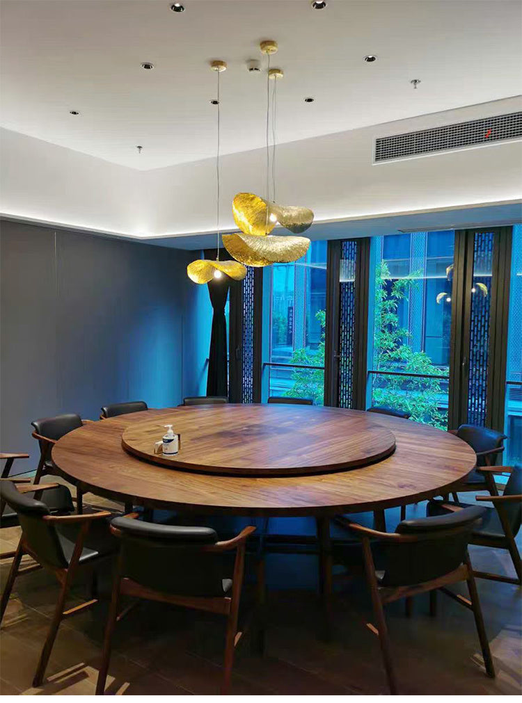 Retro Designer Lotus Leaf Chandelier