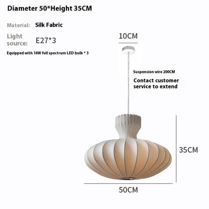 Vintage Silk Bed Breakfast New Chinese-style Chandelier