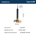 Modern Minimalist Glass Single Pendant Light
