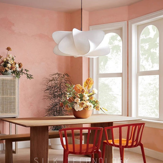 Artistic Living Room Japanese Propeller Silk Restaurant Chandelier