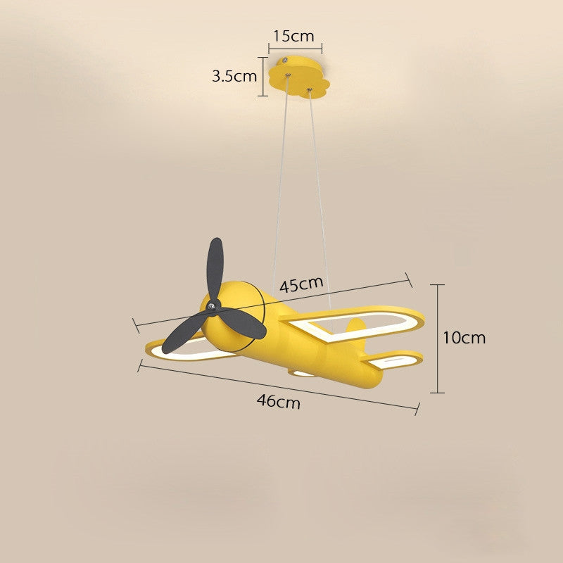 Children's Cartoon Lamp Ceiling Plane Bedroom Chandelier