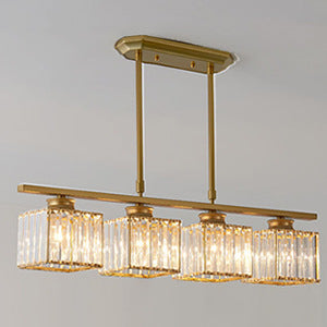 Light Luxury Elegant Crystal Dining Table Chandelier