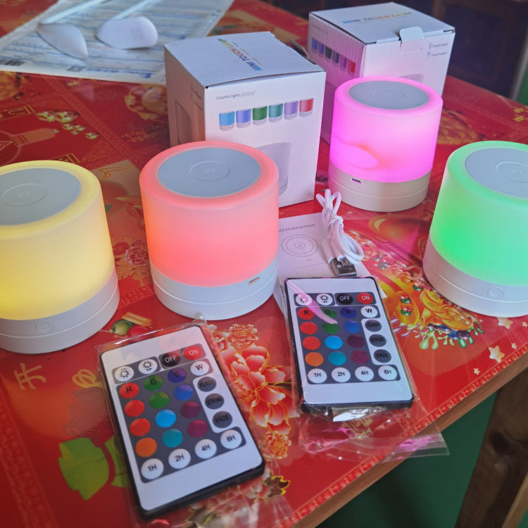 Seven-color Ambience Light Touch Charging Outdoor LED Camping Lamp