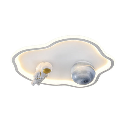 Minimalist Creative Astronaut Children's Room Bedroom Ceiling Lamp