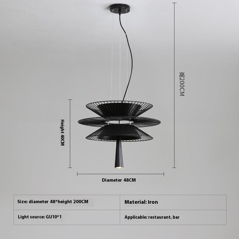 Dining Room Chandelier Minimalist Creative Hollow Art Lighting
