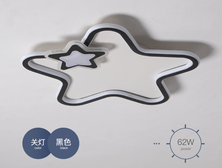 Children's Room Ceiling Led Bedroom Light Five-pointed Star Lamp