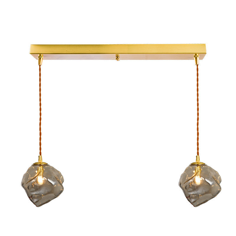 Fashion Bedside Retro Ice Cube Chandelier