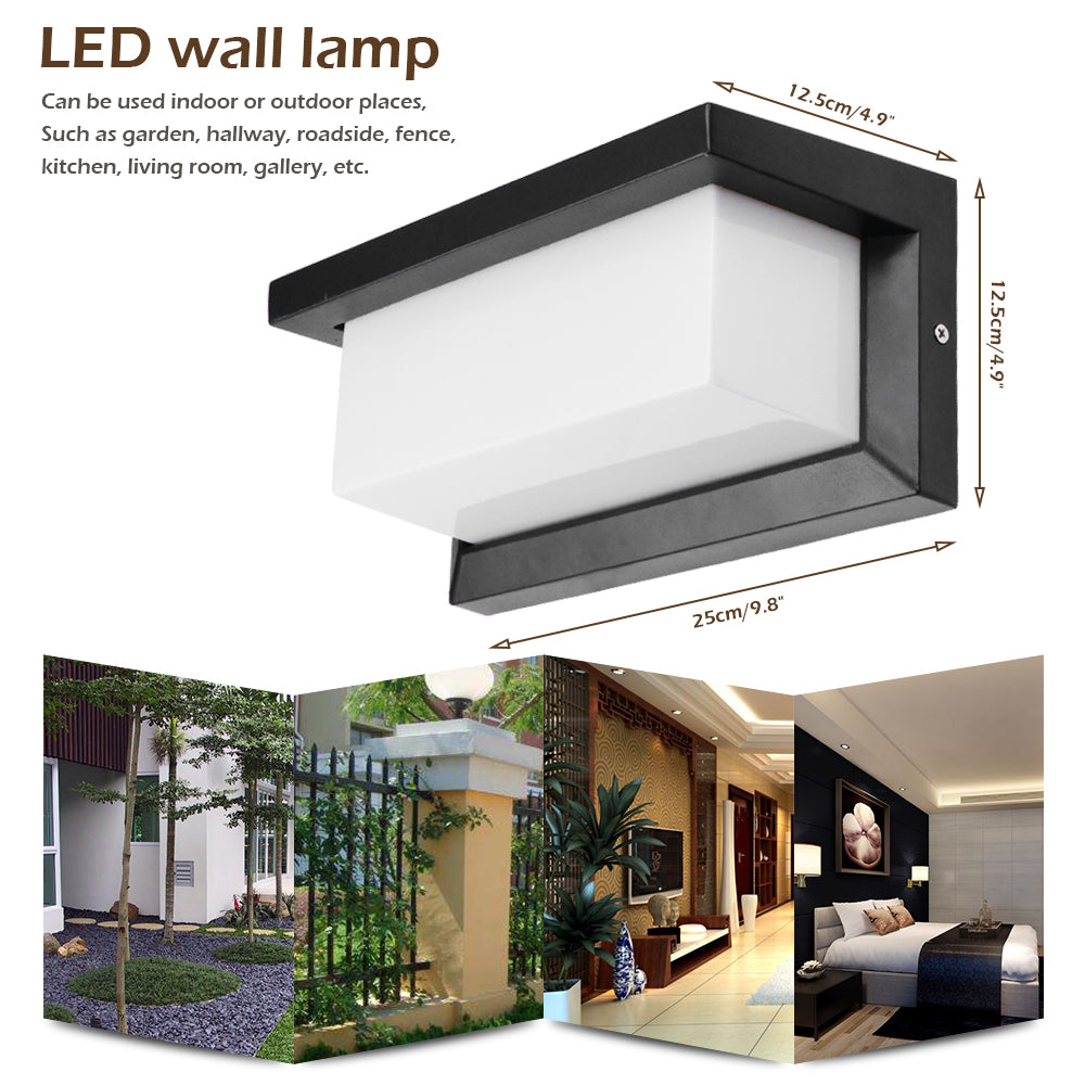 Waterproof 15W Corner Sconce LED Wall Light