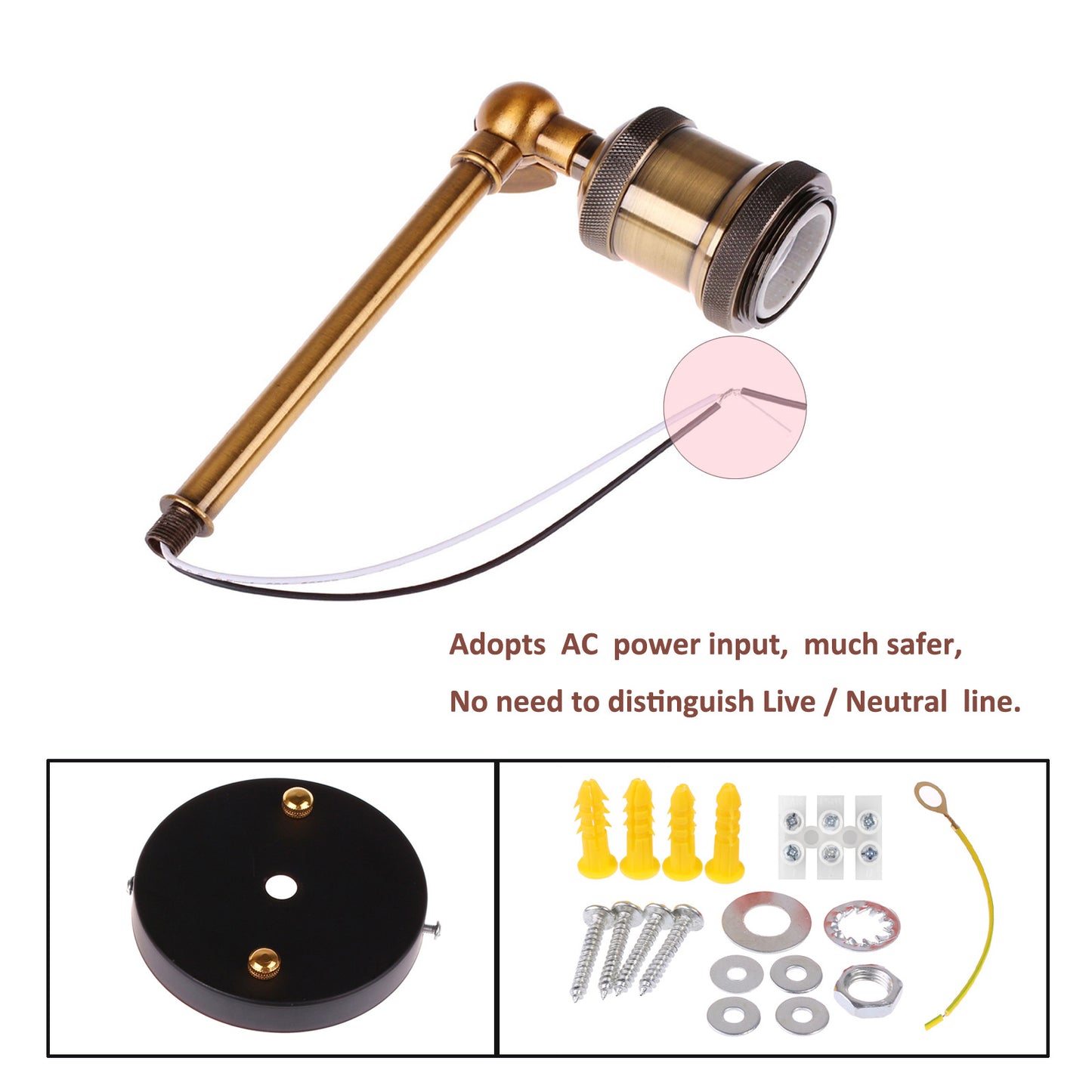 Adjustable Vintage Industriial Metal Wall Light