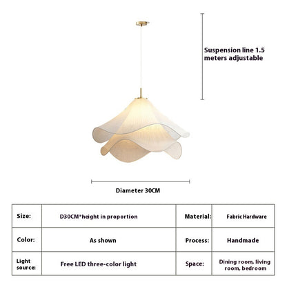 Nordic Fabric High-grade Cream Style Chandelier