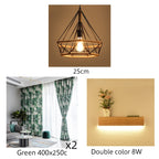 Rustic Iron Twine Pendant Light Industrial Retro