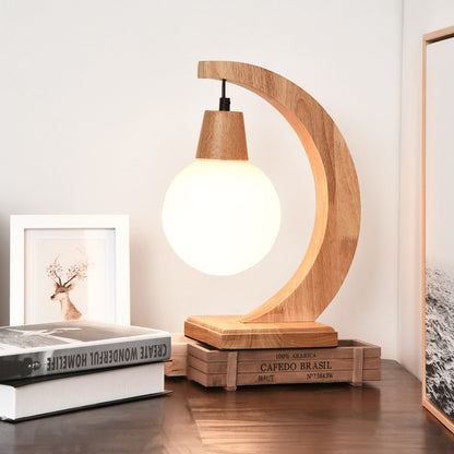 Nordic Creative Original Wooden Led Table Lamp