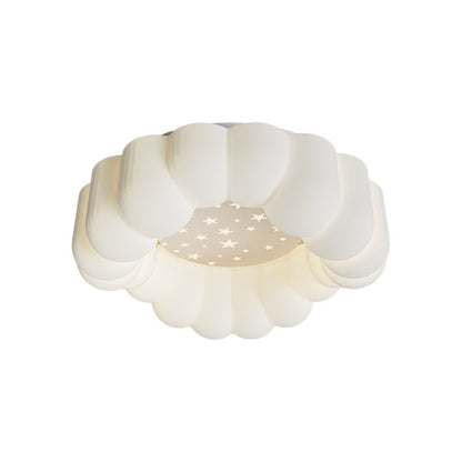 Cream Style Living Room Ceiling Lamp Master Bedroom Pumpkin Cloud Lamp