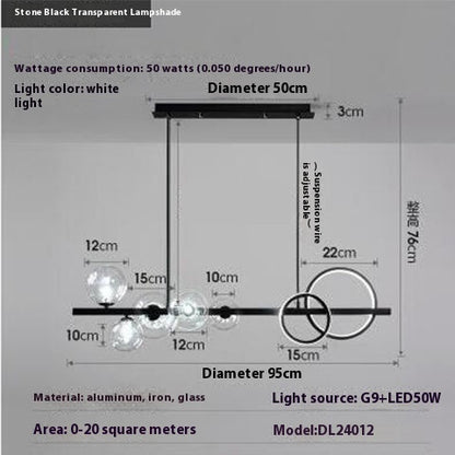 Dining-room Lamp Modern Minimalist Led Chandelier