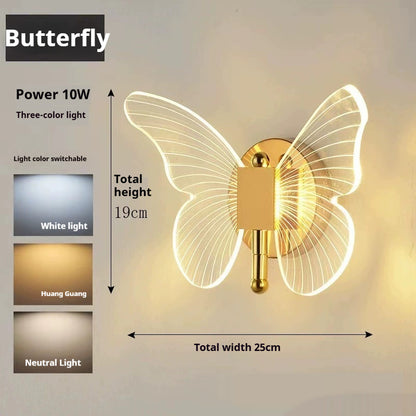 Bedside Lamp Dining Roomliving Room Butterfly Table Lamp